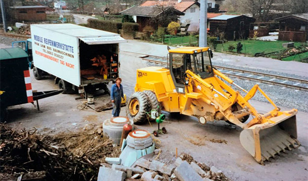 Vollgummipresse für Industriereifen
