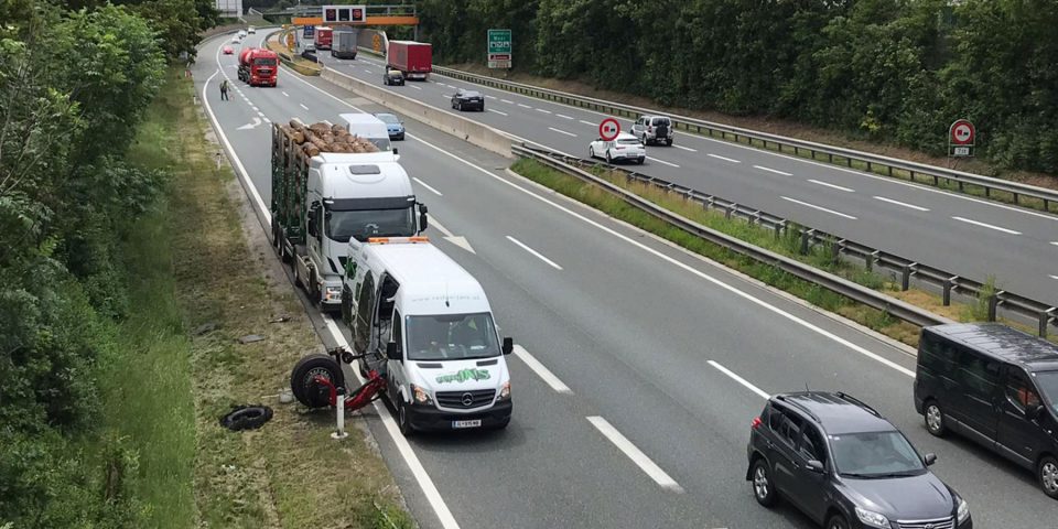 Pannenservice auf der Autobahn